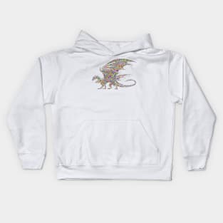 colorful dragon Kids Hoodie